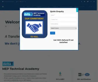 Deltatmep.com(DeltaT MEP) Screenshot