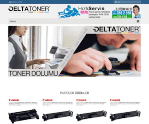 Deltatoner.com(Delta Toner) Screenshot