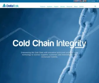 Deltatrakeurope.be(Cold Chain Integrity) Screenshot