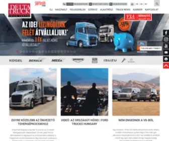 Deltatruck.hu(Delta Truck) Screenshot