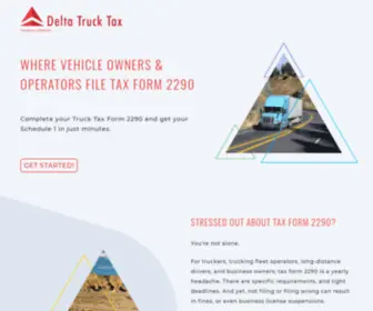 Deltatrucktax.com(Delta Truck Tax) Screenshot