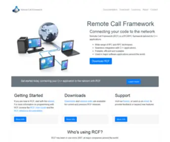 Deltavsoft.com(Remote Call Framework (RCF)) Screenshot