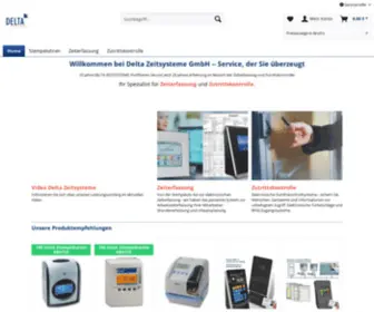 Deltazeitsysteme.de(Delta Zeitsysteme Online) Screenshot