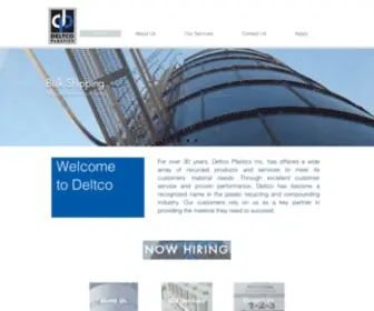 Deltcoplastics.com(Deltco Plastics) Screenshot