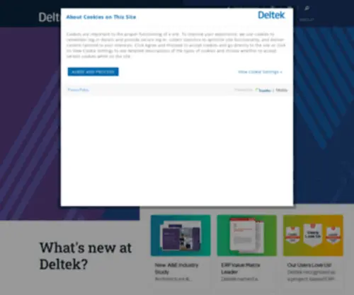 Deltek.co.uk(Deltek UK) Screenshot