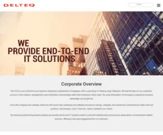 Delteq.com.sg(Delteq Singapore) Screenshot