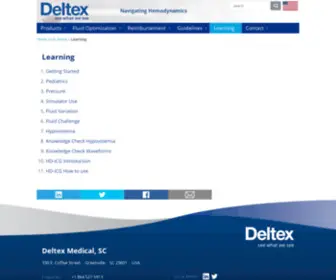 Deltexmedical.education(Deltex Medical) Screenshot