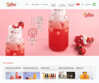 Delthin.com.cn(上海德馨饮料有限公司) Screenshot