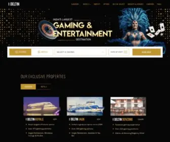 Deltin.com(Leader in Gaming & Hospitality) Screenshot