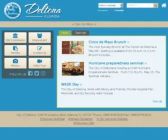 Deltonafl.gov(The Official Site of City of Deltona) Screenshot