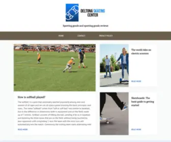 Deltonaskatingcenter.net(Sporting goods and sporting goods reviews) Screenshot