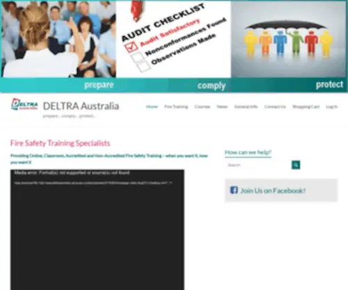 Deltraaustralia.com(Fire Safety Training) Screenshot