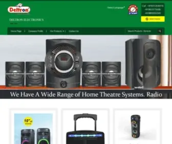 Deltronelectronics.net(DELTRON ELECTRONICS) Screenshot