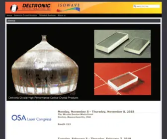 Deltroniccrystal.com(Deltronic Crystal Isowave) Screenshot