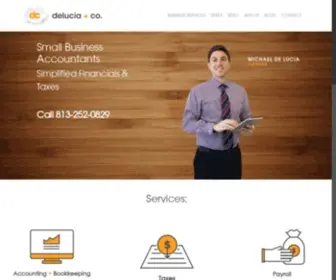 Deluciaco.com(DeLucia CPA) Screenshot