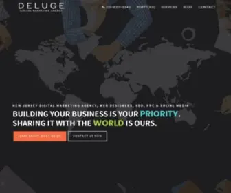 Delugeinteractive.com(Delugeinteractive) Screenshot