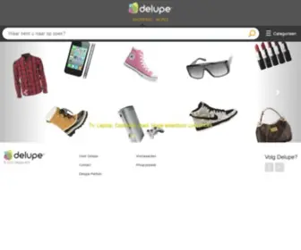 Delupe.nl(Vind uw beste deal op de beste vergelijkings winkeldienst) Screenshot