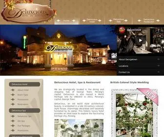 Deluxcious.com.my(Deluxcious Hotel Spa & Restaurant) Screenshot