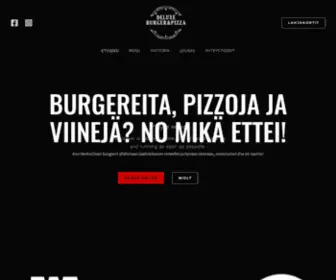 Deluxeburgerandpizza.fi(Deluxe Burger & Pizza) Screenshot