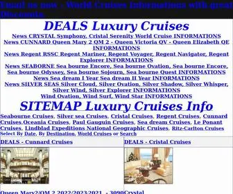 Deluxecruises.info(Crystal) Screenshot