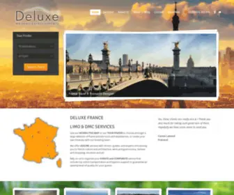 Deluxedrivers.com(France private tours transportation and tourism) Screenshot