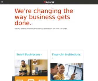 Deluxeforbusiness.com(Business Services) Screenshot