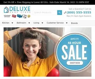 DeluxehomeStore.com(America’s) Screenshot