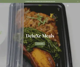 Deluxemealpreps.com(DeluXe Meals) Screenshot