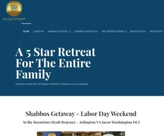 Deluxeretreats.org(Shabbos Getaway) Screenshot
