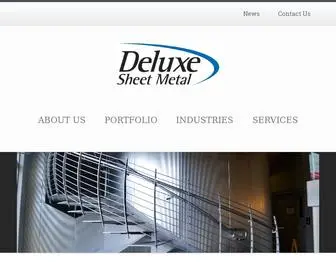 Deluxesheetmetal.com(Over 40 years of Quality & Service) Screenshot