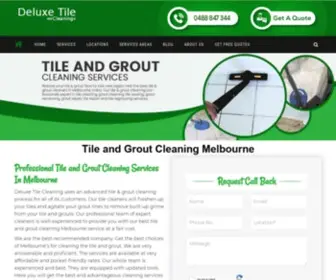 Deluxetilecleaning.com.au(Tile and Grout Cleaning Melbourne) Screenshot