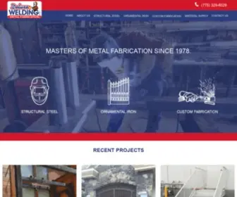 Deluxewelding.com(Masters of metal fabrication since 1978) Screenshot