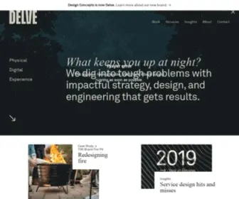 Delve.com(Home) Screenshot