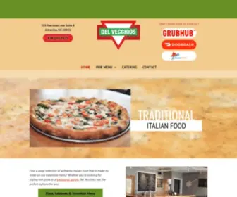 Delvecchiositalian.com(Italian Restaurant) Screenshot
