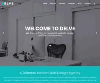 Delvedesign.co.uk(London Web Design Agency) Screenshot