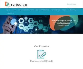 Delveinsight.com(Market research company) Screenshot