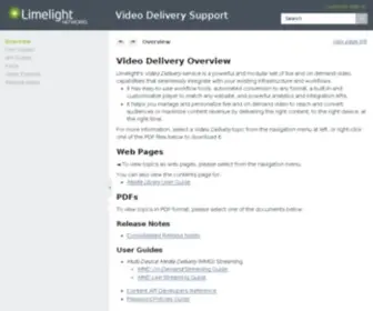 Delvenetworks.com(Online Video Platform) Screenshot