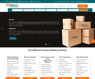 Delvrx.com.au(Fastest Courier Service in Melbourne) Screenshot