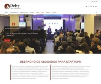 Delvy.es(Despacho de abogados para emprendedores y startups) Screenshot