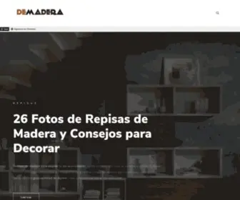 Demadera.website(Cosas de Madera) Screenshot