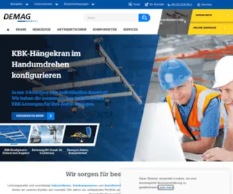 Demagcranes-AG.de(Demag Cranes AG) Screenshot