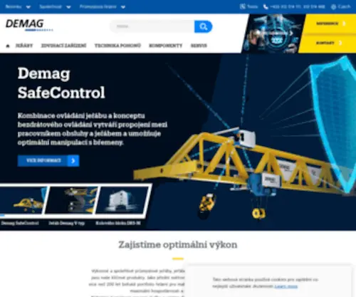 Demagcranes.cz(Přední strana) Screenshot
