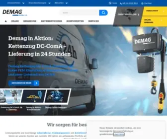 Demagcranes.de(Frontpage) Screenshot