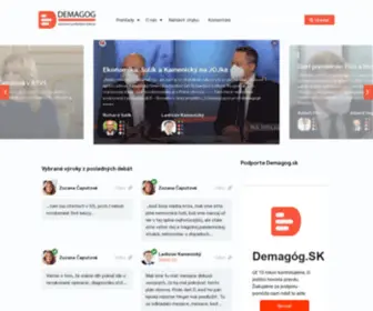 Demagog.sk(Úvodná) Screenshot