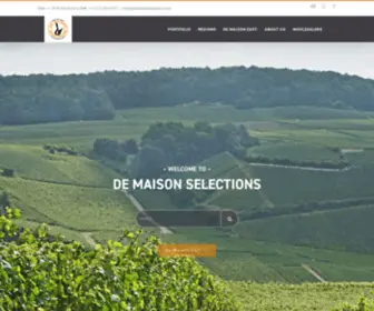 Demaisonselections.com(Responsibly Sourced Wines) Screenshot