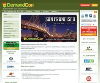 Demandcon.com(DemandCon Educational Marketing & Sales Events) Screenshot