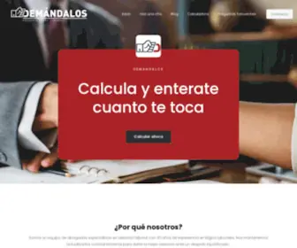 Demandalos.mx(Asesoría Legal Laboral) Screenshot