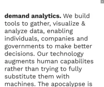 Demandanalytics.com(Demand analytics) Screenshot