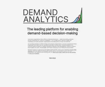 Demandanalytics.io(Demand Analytics) Screenshot