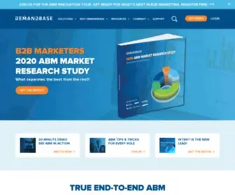 Demandbase.com(Account-Based Marketing (ABM) Platform & B2B Go-to-Market Software) Screenshot